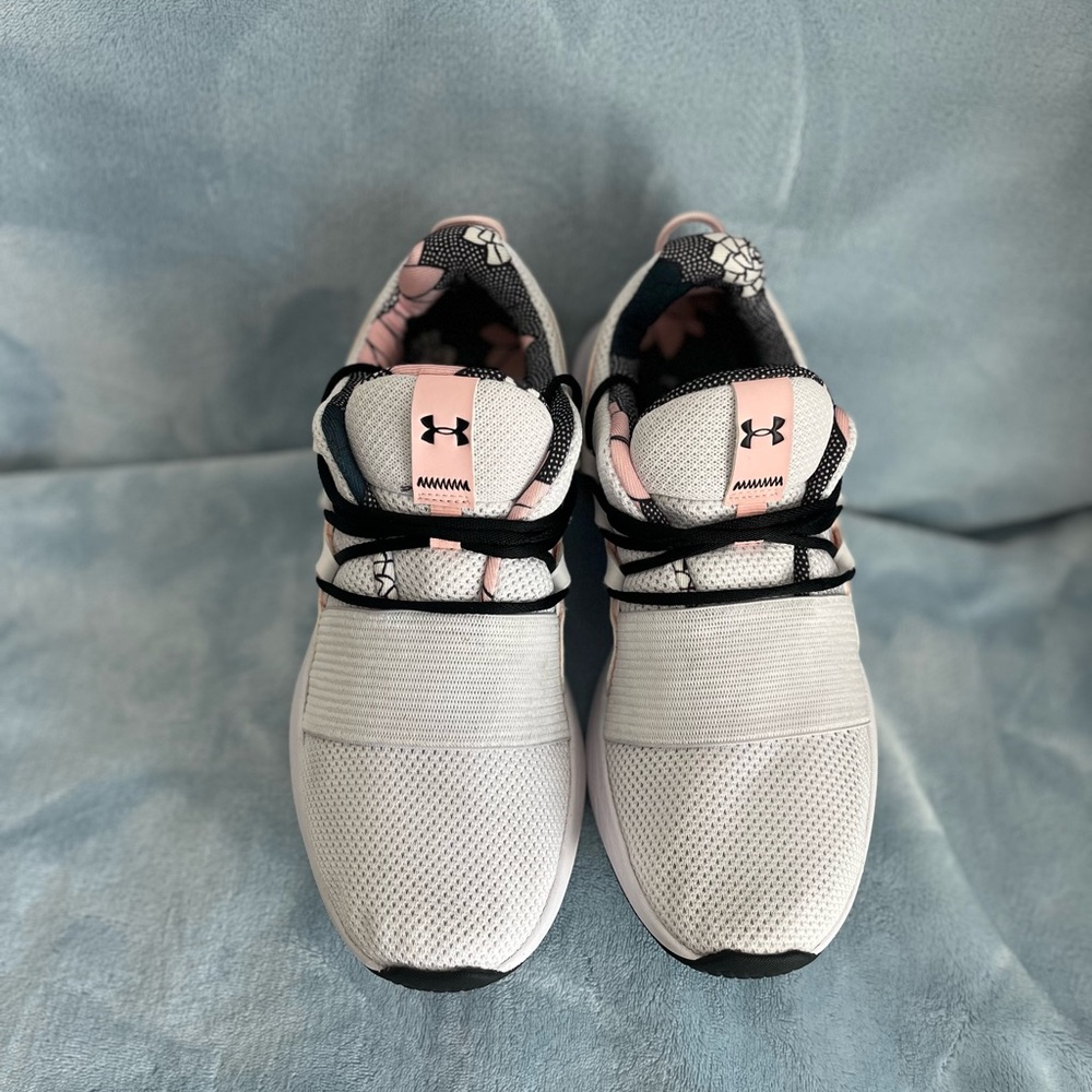 Under Armour Gray and Pink Athletic Shoes